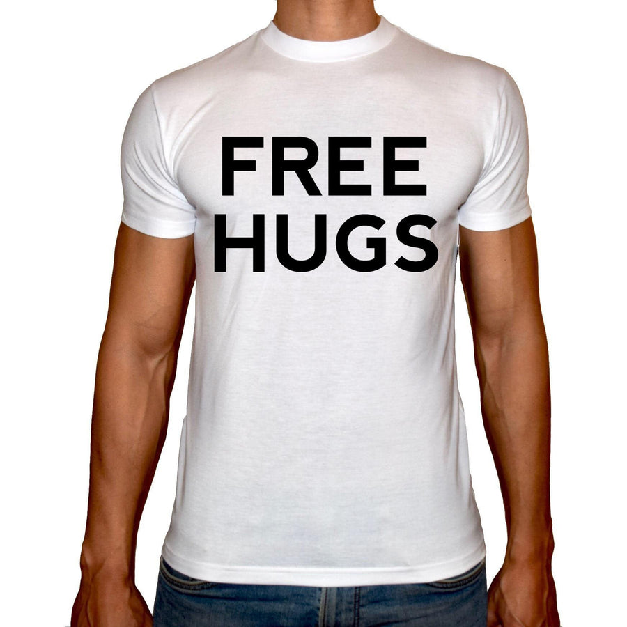 Phoenix WHITE Round Neck Printed Shirt Men (Hugs) - 3alababak