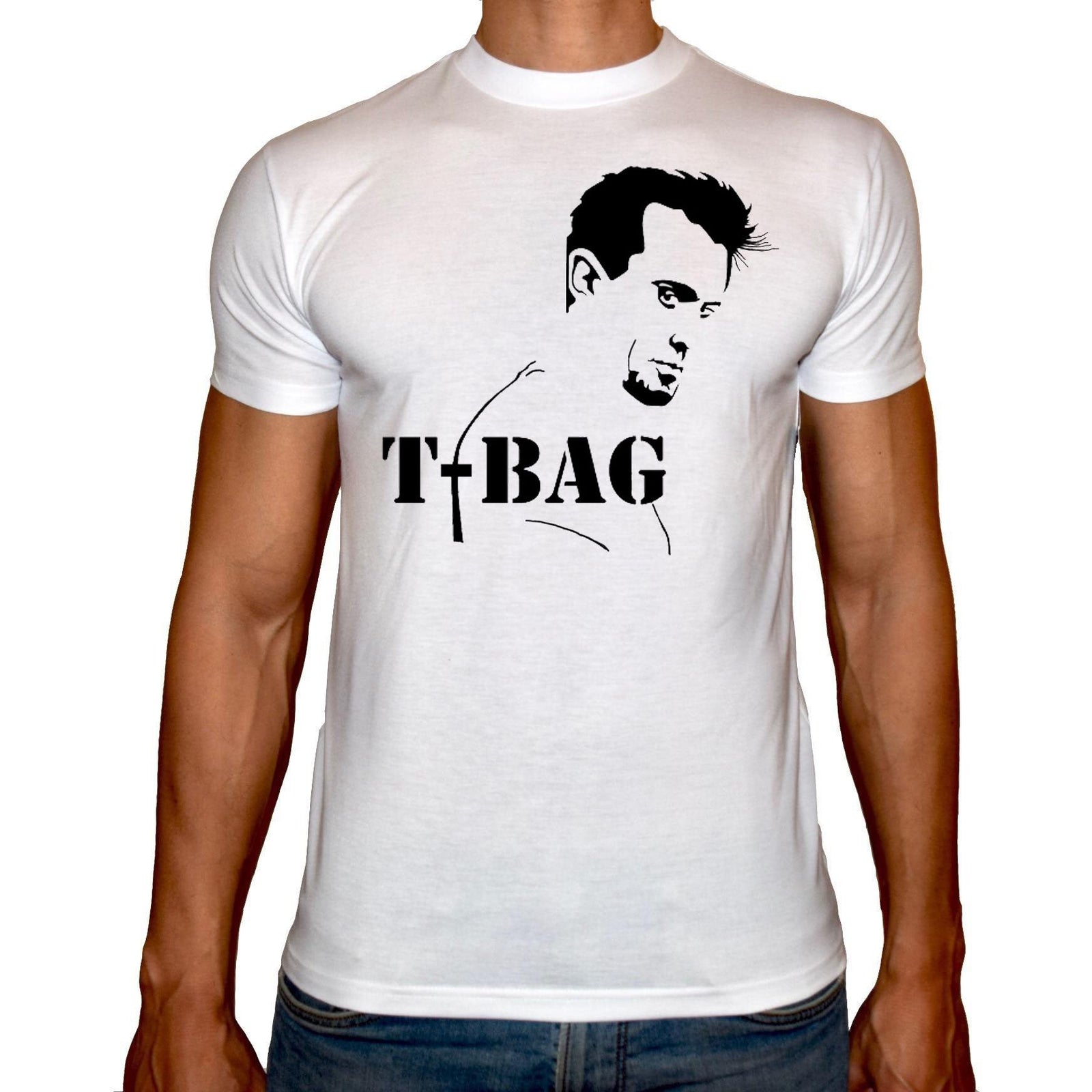 Phoenix WHITE Round Neck Printed Shirt Men (Prison break) - 3alababak