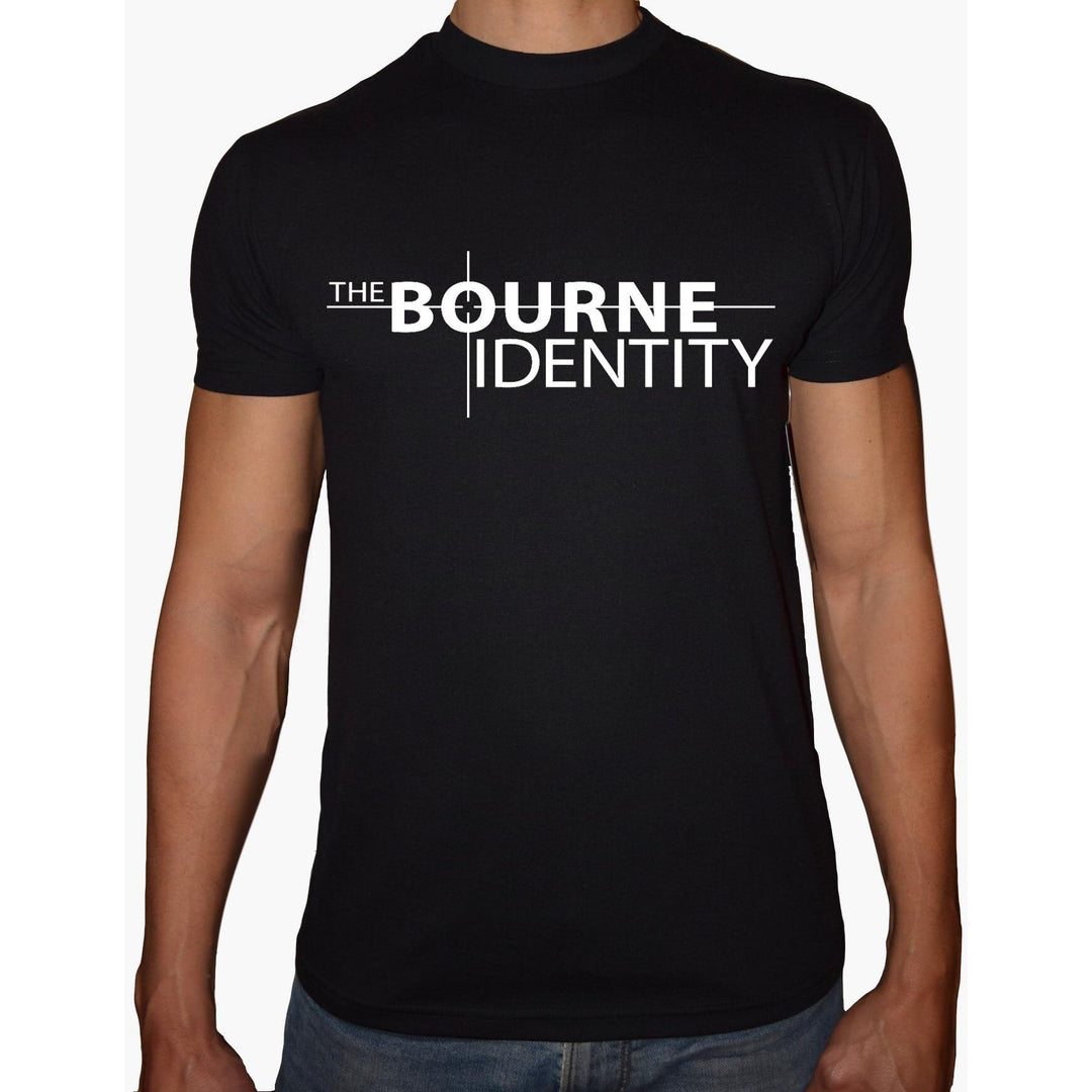 Phoenix Black Round Neck Printed Shirt Men (The bourne identity) - 3alababak