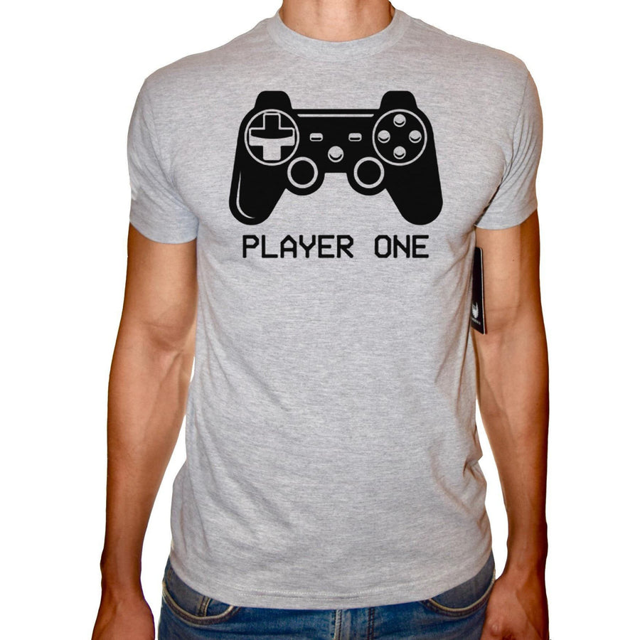 Phoenix GREY Round Neck Printed T-Shirt Men (Playstation) - 3alababak