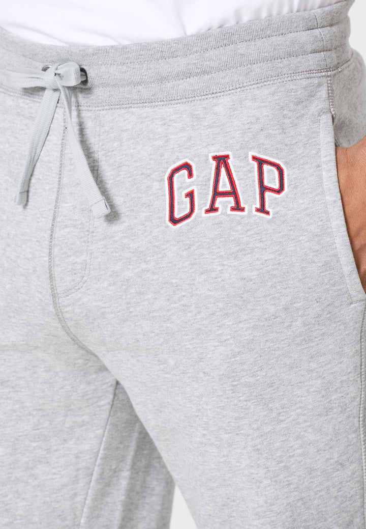 GAP Logo Cuffed Sweatpants Gray - 3alababak