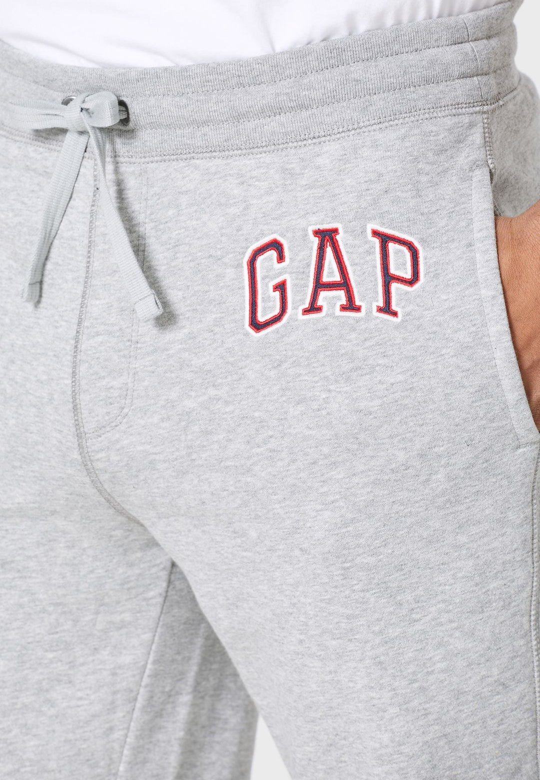 GAP Logo Cuffed Sweatpants Gray – 3alababak