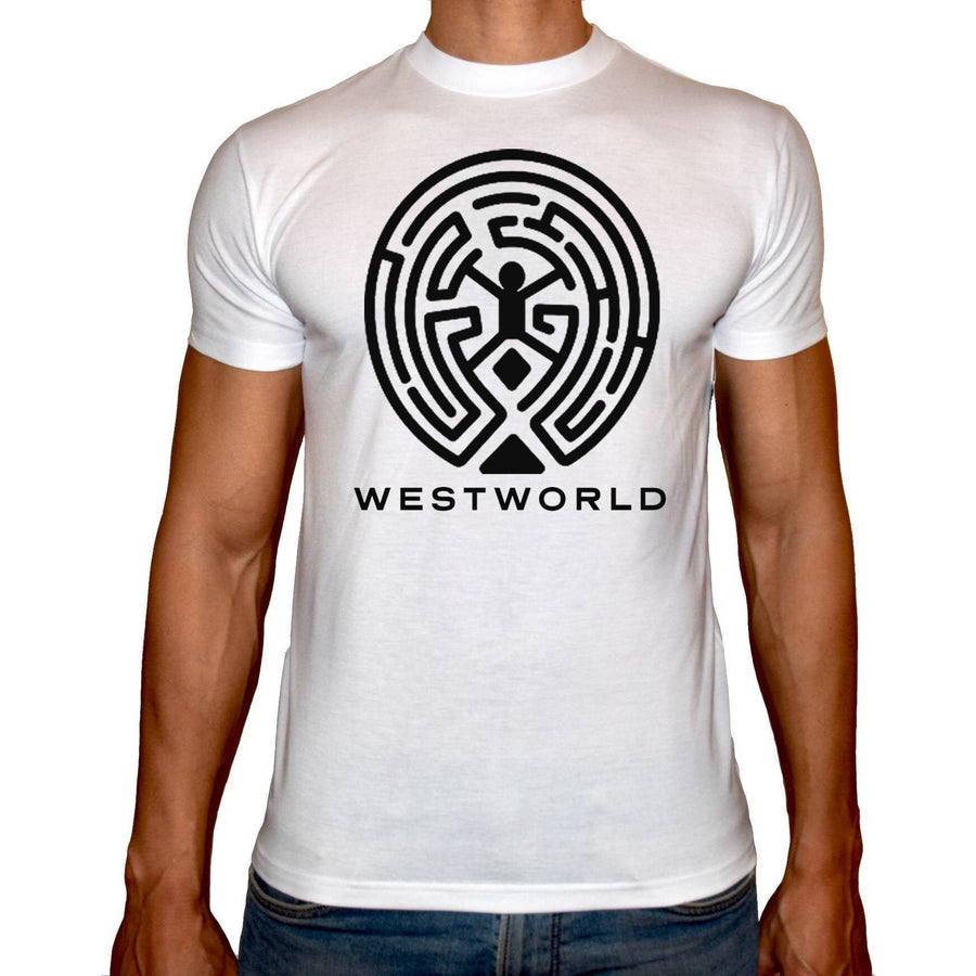 Phoenix WHITE Round Neck Printed T-Shirt Men (Westworld ) - 3alababak