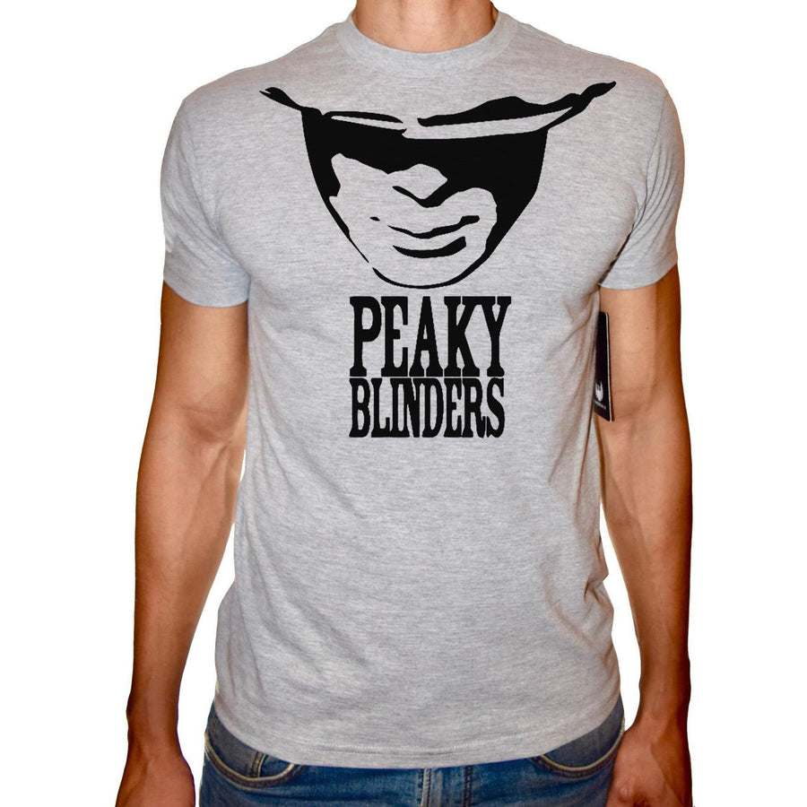 Phoenix GREY Round Neck Printed T-Shirt Men (Peaky blinders) - 3alababak