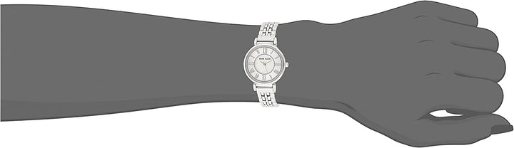 Anne Klein Women's AK/2159SVSV Silver-Tone Bracelet Watch - 3alababak
