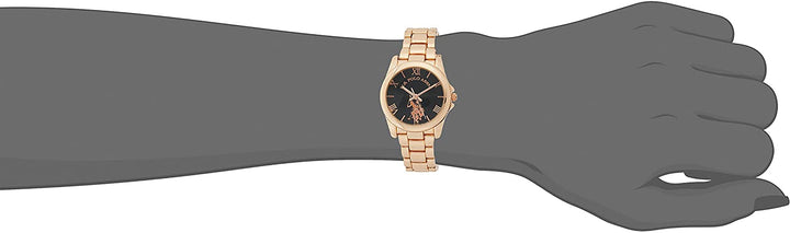 U.S. Polo Assn. Women's USC40135 Gold Tone Metal Analog-Quartz Watch