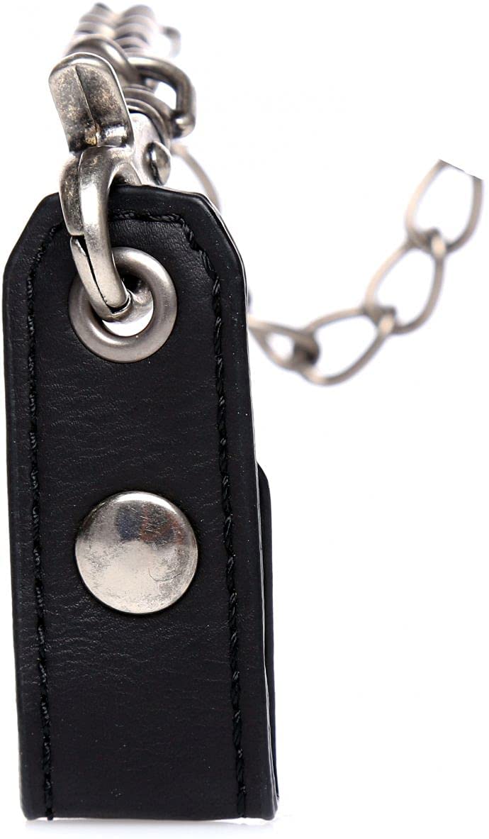 Levi's Men's Trifold 31LV1194 Wallet-Sleek and Slim Includes Id Window Black Chain - 3alababak