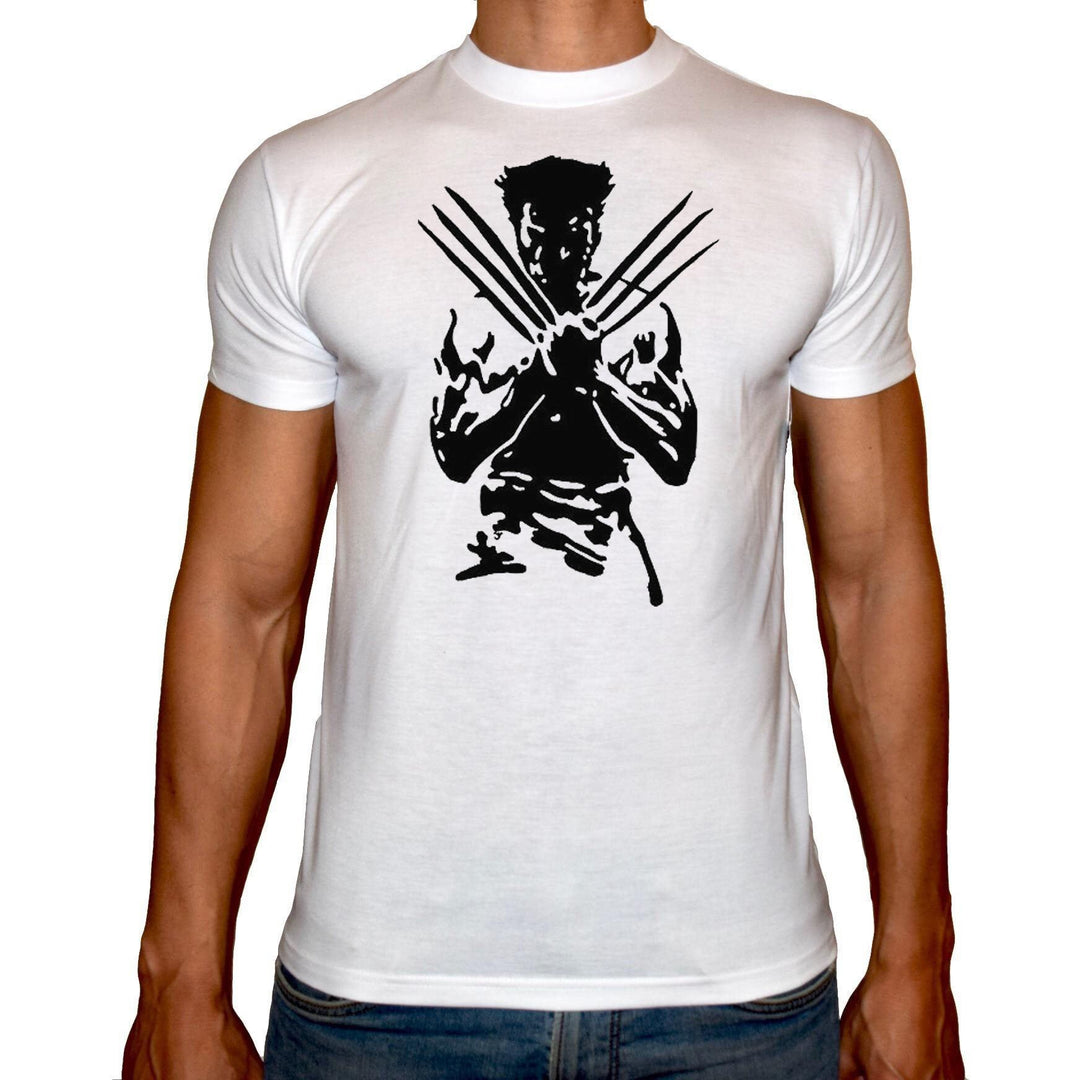 Phoenix WHITE Round Neck Printed T-Shirt Men (Logan) - 3alababak