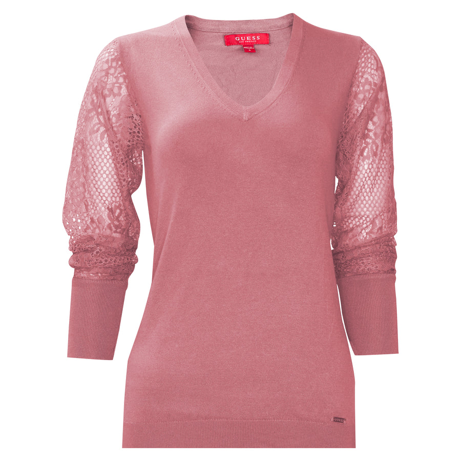 Guess Women Long Sleeve Cashmere Sweater Top - 3alababak