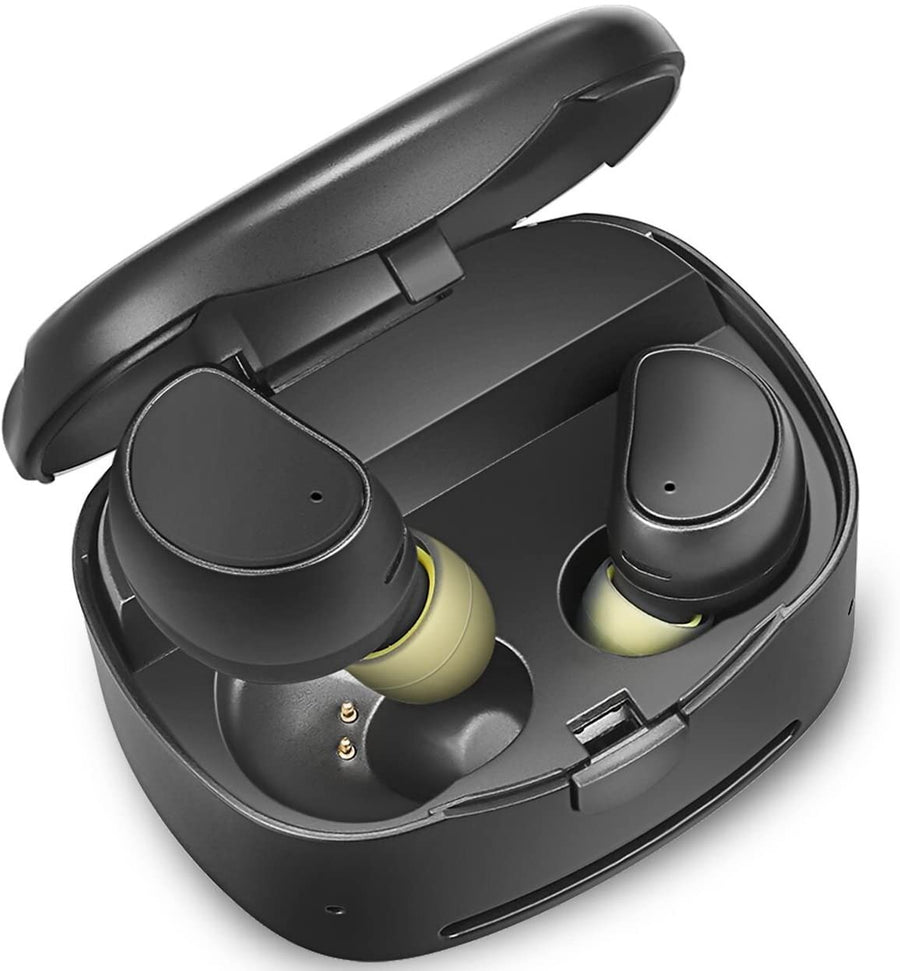 Sound Moov Mini Wireless Earbuds With Charging Box - Black - 3alababak
