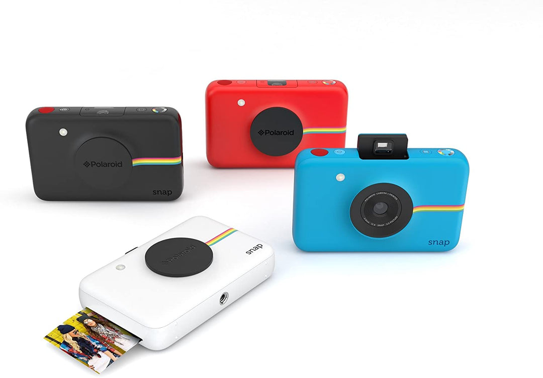 Polaroid Snap Instant Digital Camera (Black) with Zink Zero Ink Printing Technology - 3alababak