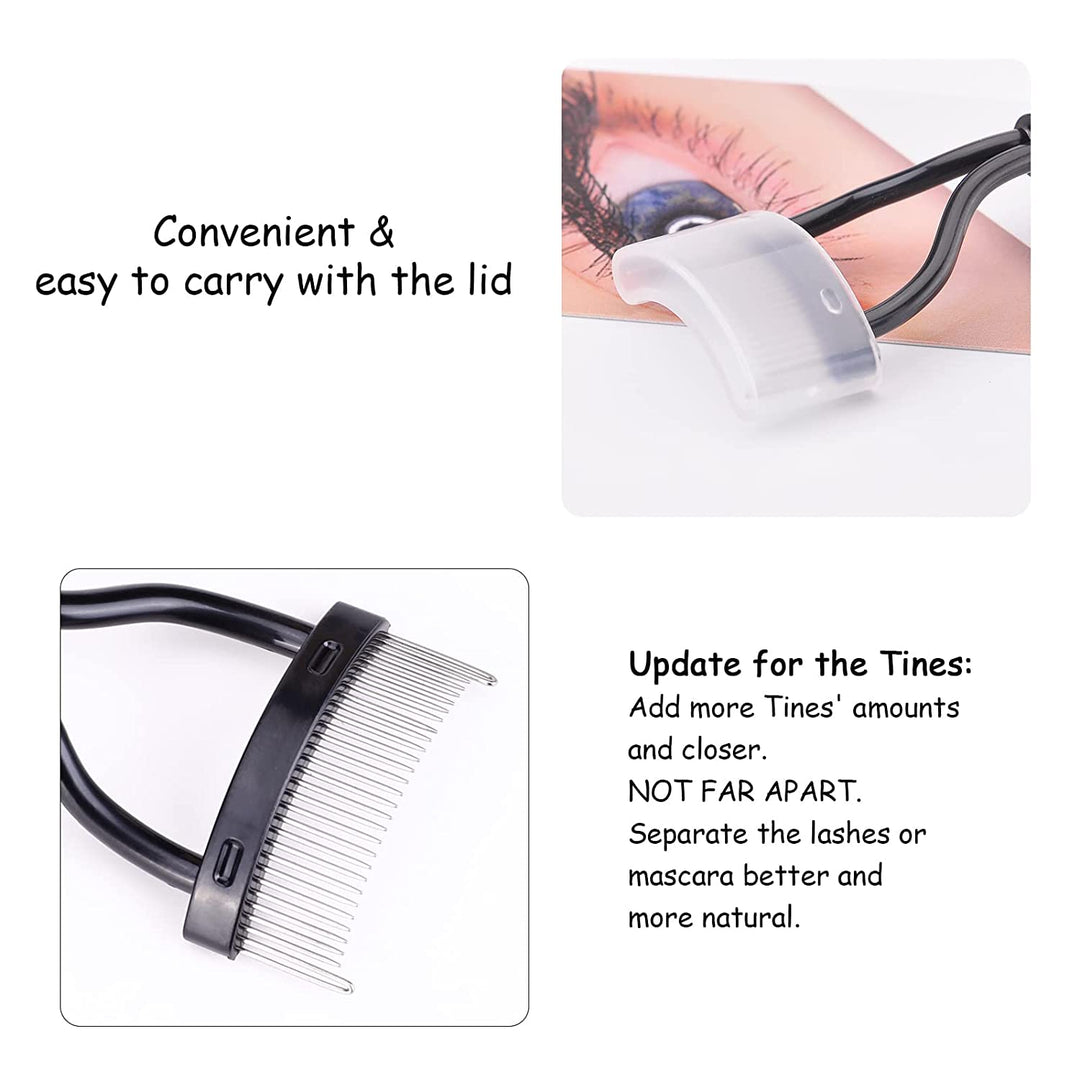 MSQ Eyelash Comb Eyebrow Brush Separator Mascara Applicator - 3alababak