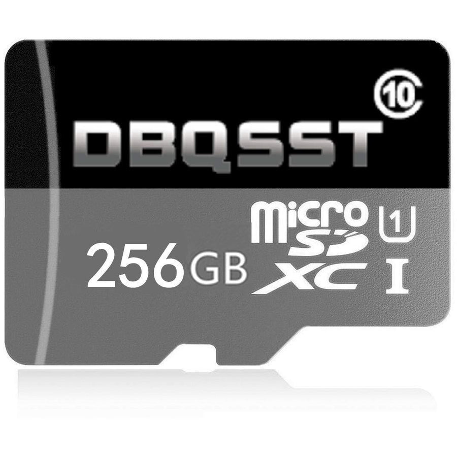 DBQSST 256GB High Speed Micro SD SDXC Class 10 Transfer Speeds Action - 3alababak