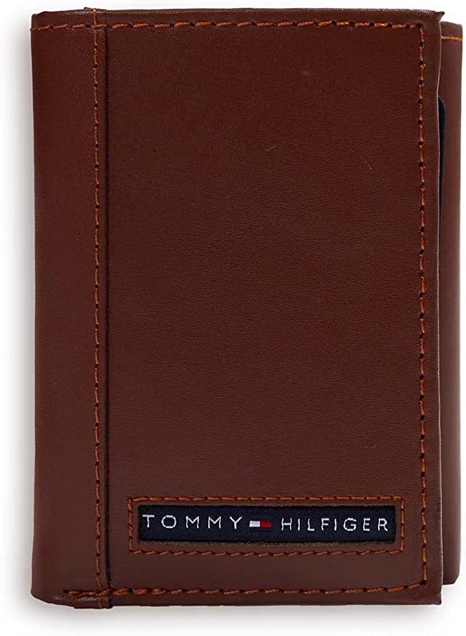 Tommy Hilfiger Cambridge Tri For Men-Fold Wallet For Men-Tan - 3alababak