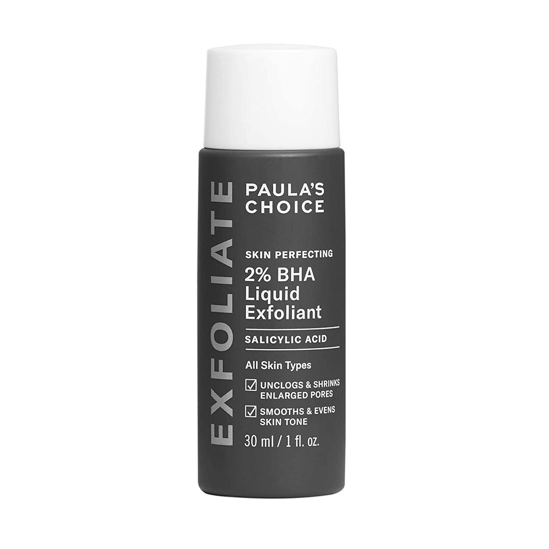 Paula's Choice Skin Perfecting 2% BHA Liquid Salicylic Acid Exfoliant, Gentle Facial Exfoliator for Blackheads, Large Pores, Wrinkles & Fine Lines, Travel Size 30ml - 3alababak