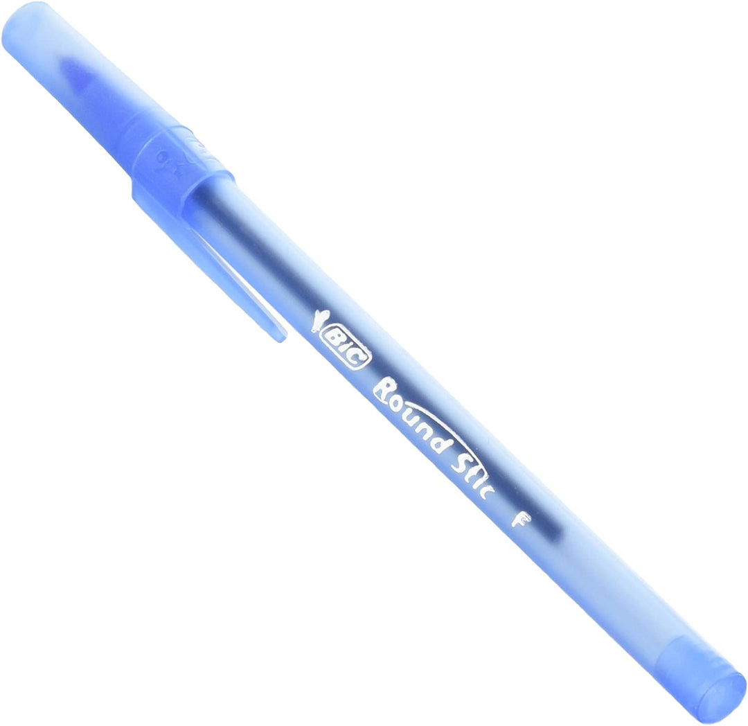 BIC Round Stic Xtra Life Ballpoint Pen Medium Point (1.0mm) - Blue