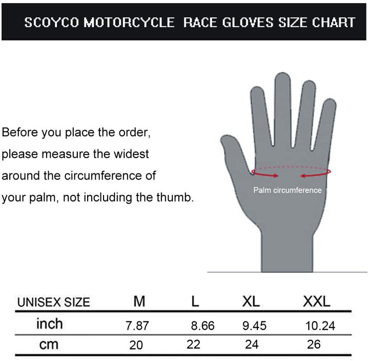 SCOYCO Touch Screen Carbon Fiber Knuckle Protective Shockproof Wear Resistant Ventilate Crashproof Summer Breathable Motorcycle Gloves