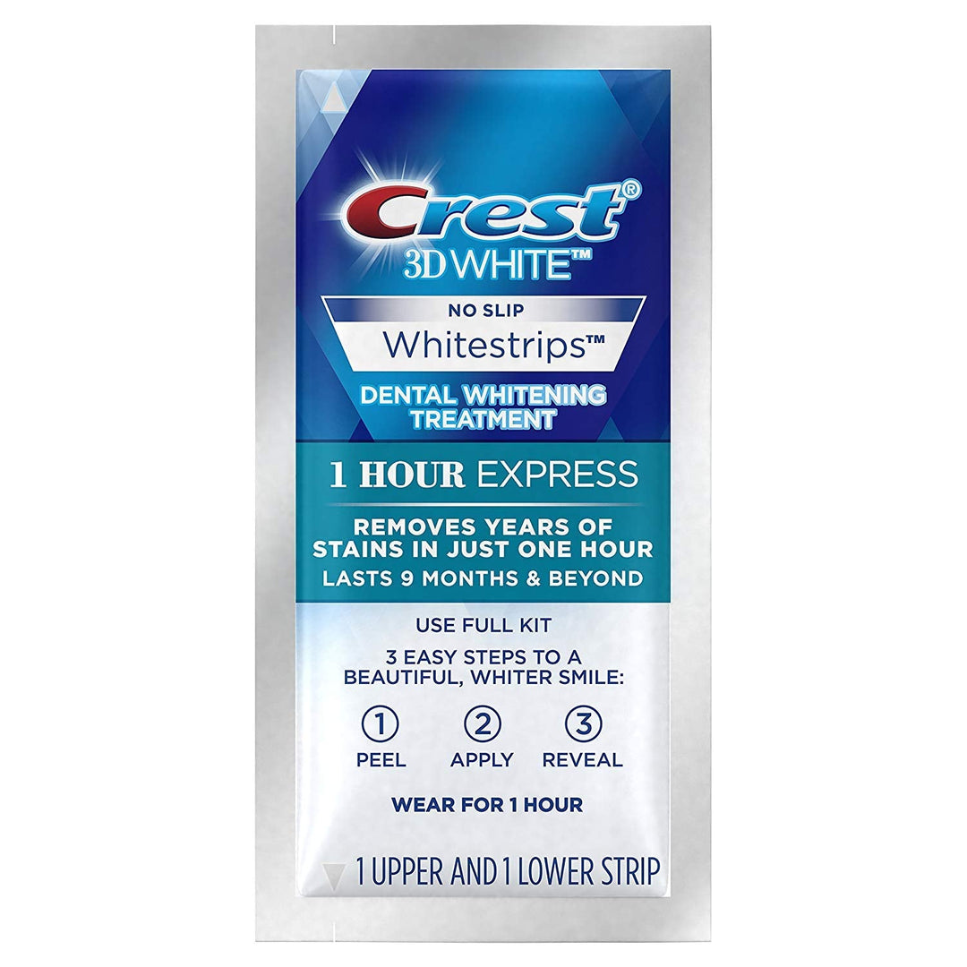 Crest 3D White Professional Effects Whitestrips 20 Treatments + Crest 3D White 1 Hour Express Whitestrips 2 Treatments - Teeth Whitening Kit - 3alababak