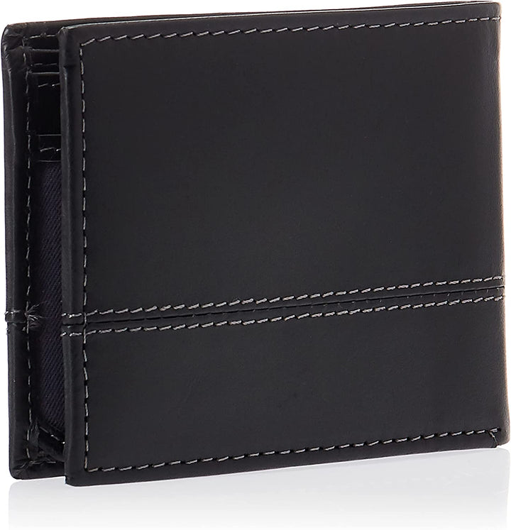 Timberland D67010/08 Men's Leather Passcase Wallet Black - 3alababak