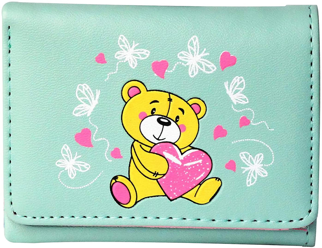 Botusi Slim Trifold Bear Wallet Multi Colors - 3alababak