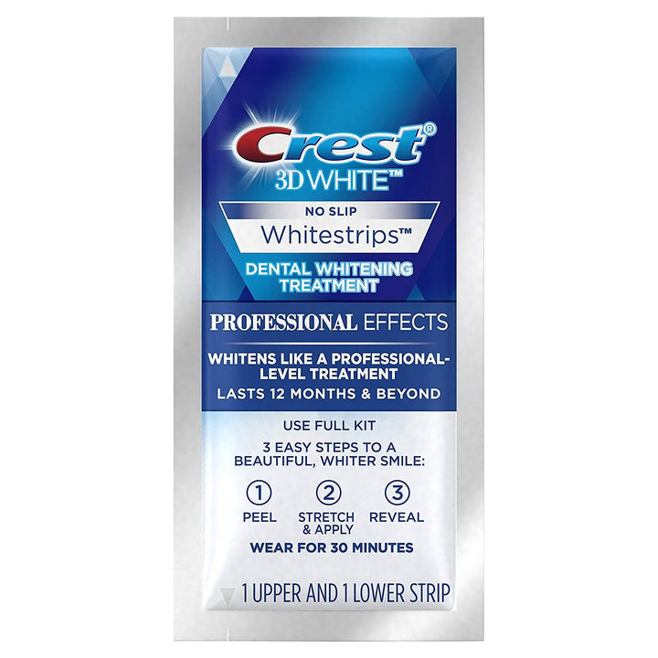 Crest 3D White Professional Effects Whitestrips 20 Treatments + Crest 3D White 1 Hour Express Whitestrips 2 Treatments - Teeth Whitening Kit - 3alababak