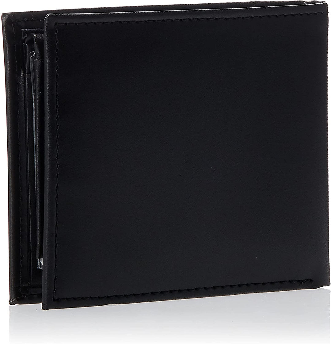 Tommy Hilfiger Men's Leather 31TL22X063 Cambridge Passcase Wallet with Removable Card Holder Black - 3alababak