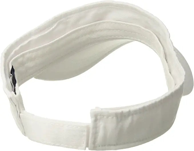 Tommy Hilfiger Men's Dad Hat Flag Solid Cotton Visor Cap - Classic White - 3alababak