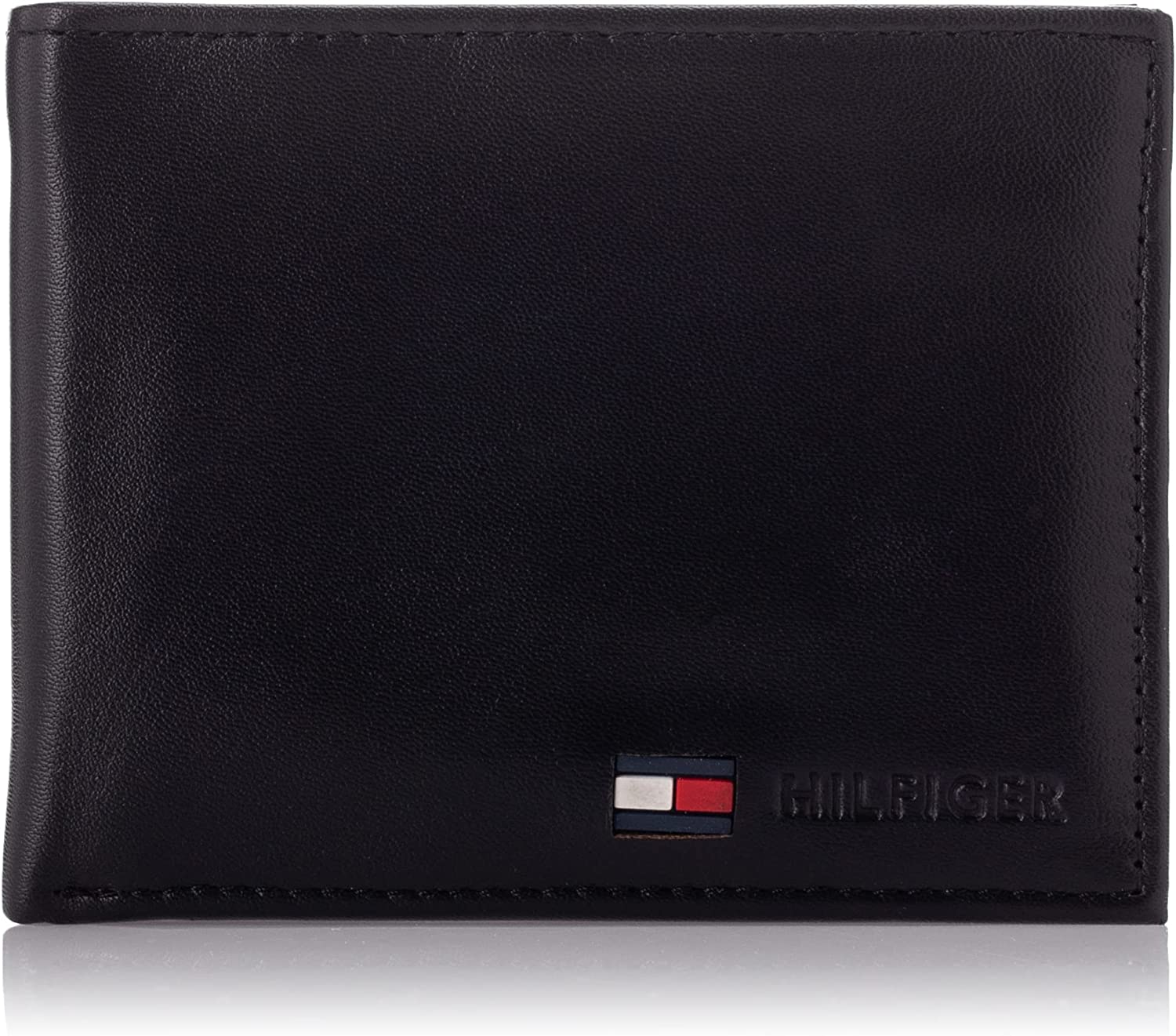 Tommy HILFIGER 31TL22X060 Leather Men Wallet Slim Bifold Black Tommy Hilfiger - 3alababak