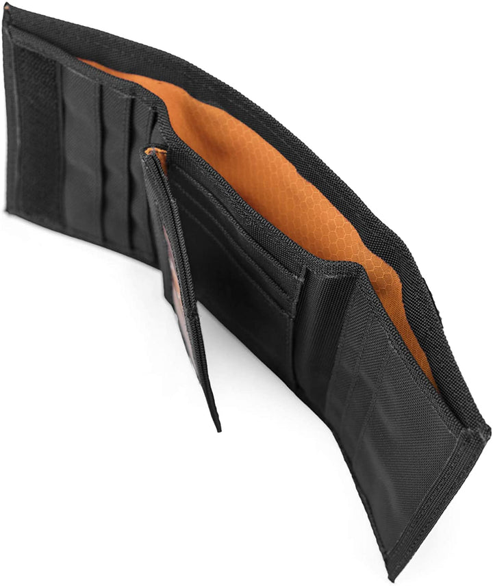 Timberland PRO Men's Cordura Nylon RFID Trifold Wallet DP0033/08 with ID Window Black