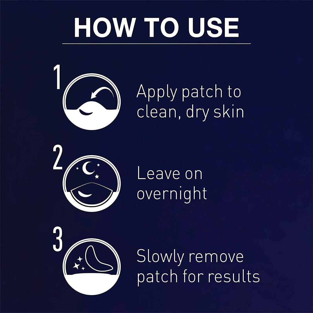 PanOxyl PM Overnight Spot Patches, Advanced Hydrocolloid Healing Technology, Fragrance Free, 80 Count - 3alababak