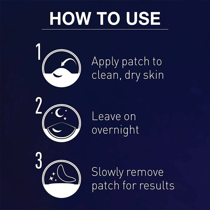 PanOxyl PM Overnight Spot Patches, Advanced Hydrocolloid Healing Technology, Fragrance Free, 80 Count - 3alababak