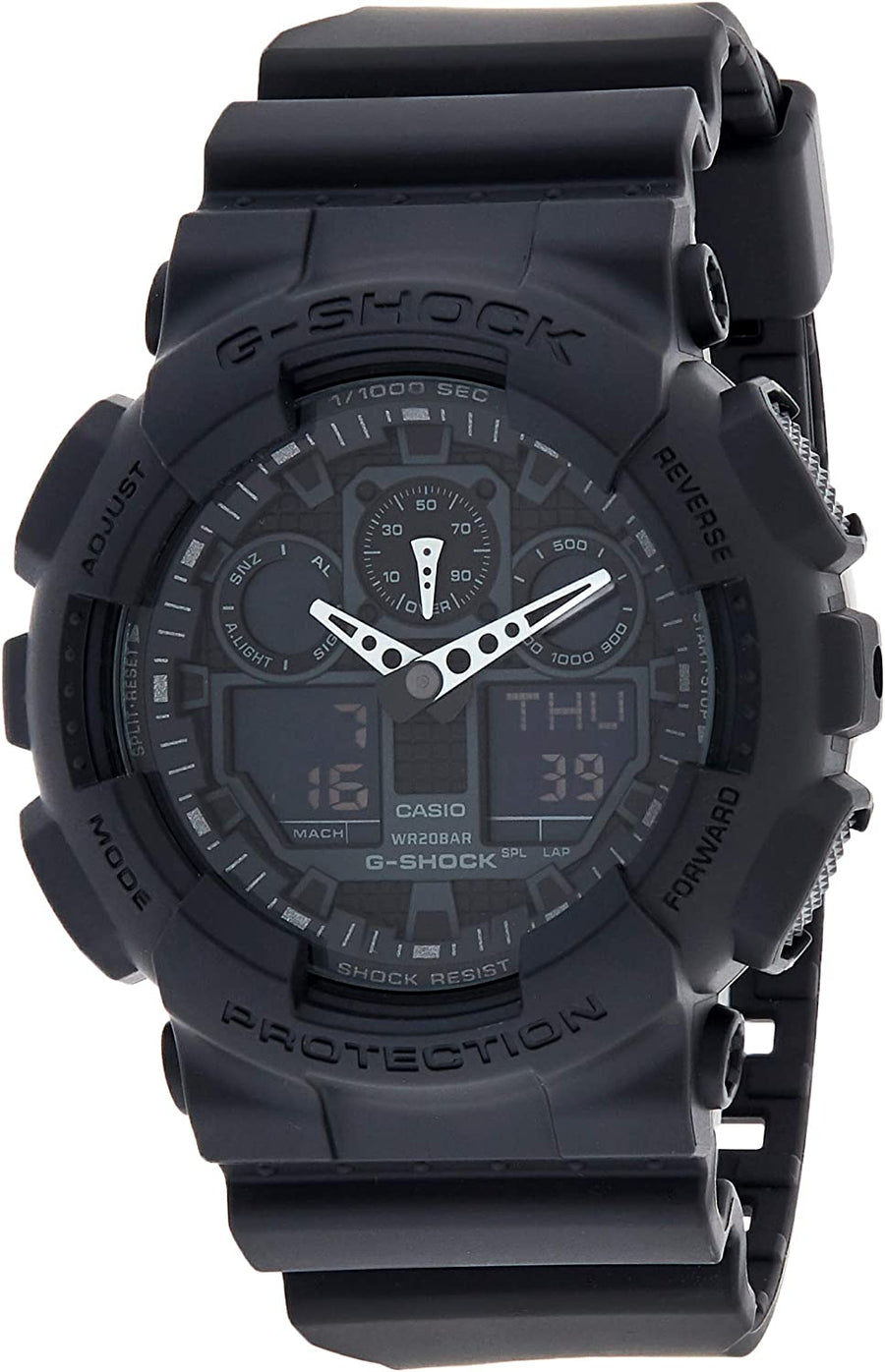Casio G-Shock Ana-Digi GA100-1A1 3-Eye Wristwatch - 3alababak