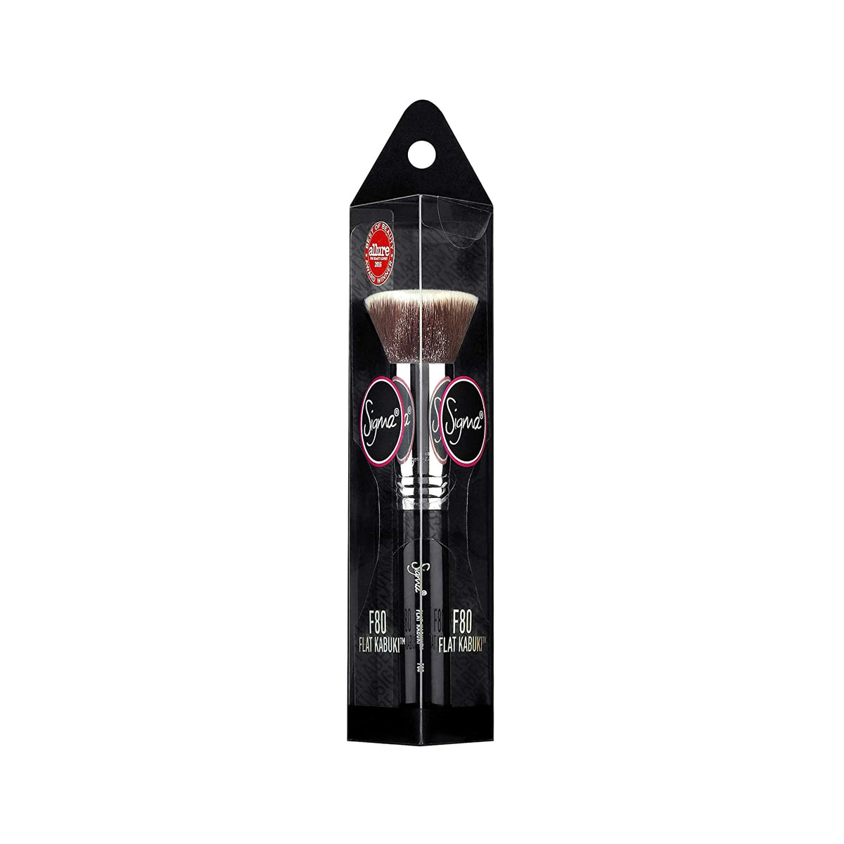 Sigma Beauty F80 Flat Kabuki Brush, Foundation & Professional Grade Makeup Brush to Blend Liquid & Cream Products - 3alababak