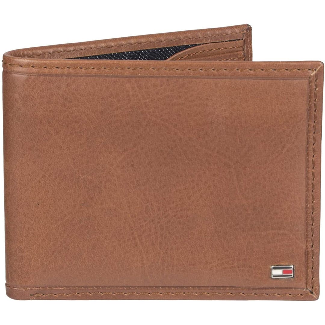 Tommy Hilfiger Men's Leather Wallet – 31TL220055, Tan