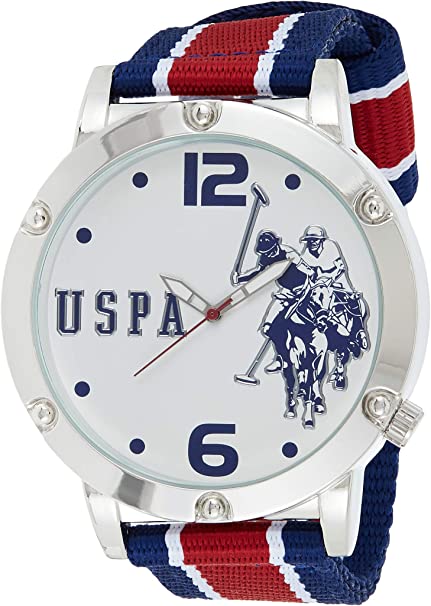 U.S. Polo Assn. Men's USC57003 Analog Display Analog Quartz Multi-Color Watch - 3alababak