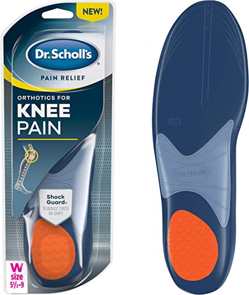 Dr. Scholl's Knee Pain Relief Orthotics Immediate and All-Day Knee Pain Relief Including Pain from Runner’s Knee (for Women's 5.5-9) - 3alababak