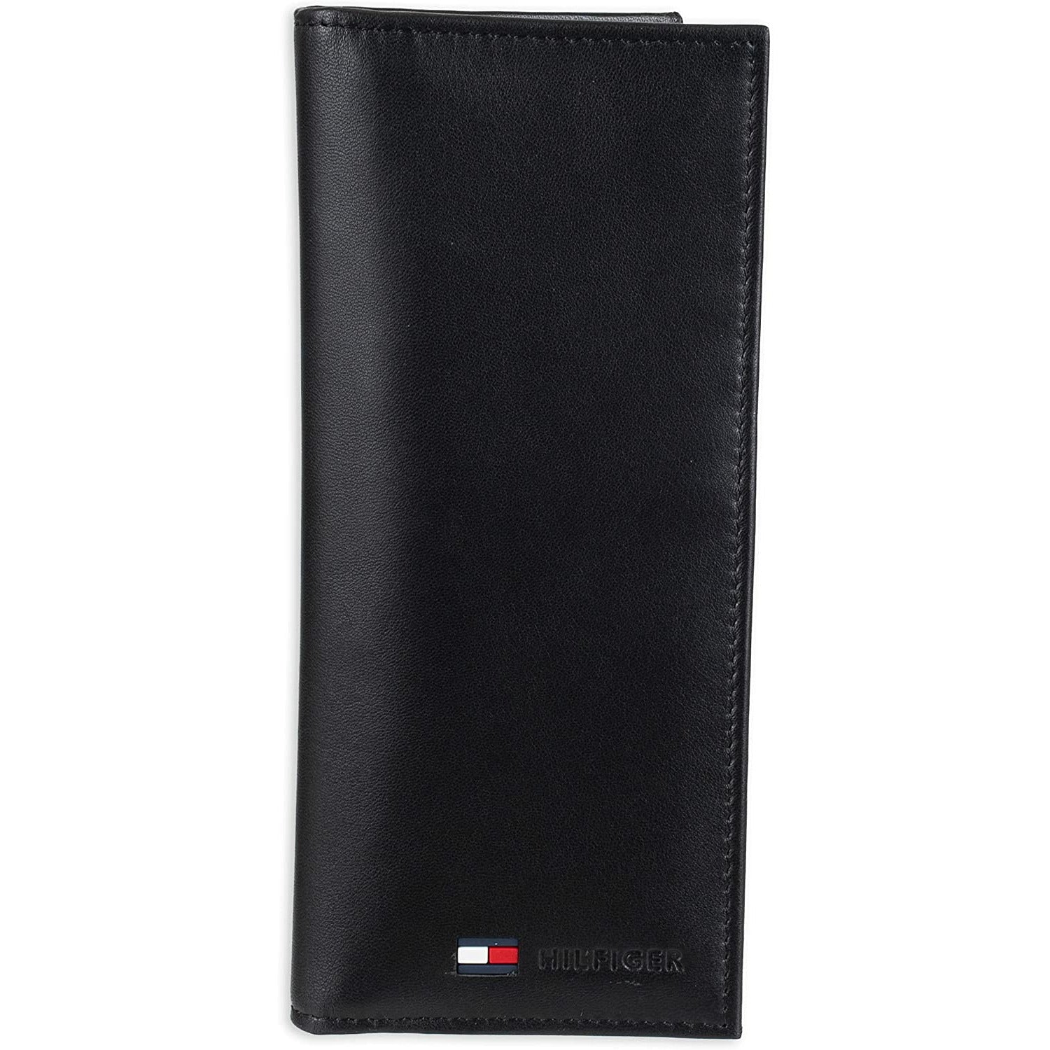 Tommy Hilfiger Men's Leather 31TL19X014 Secretary Wallet Black - 3alababak