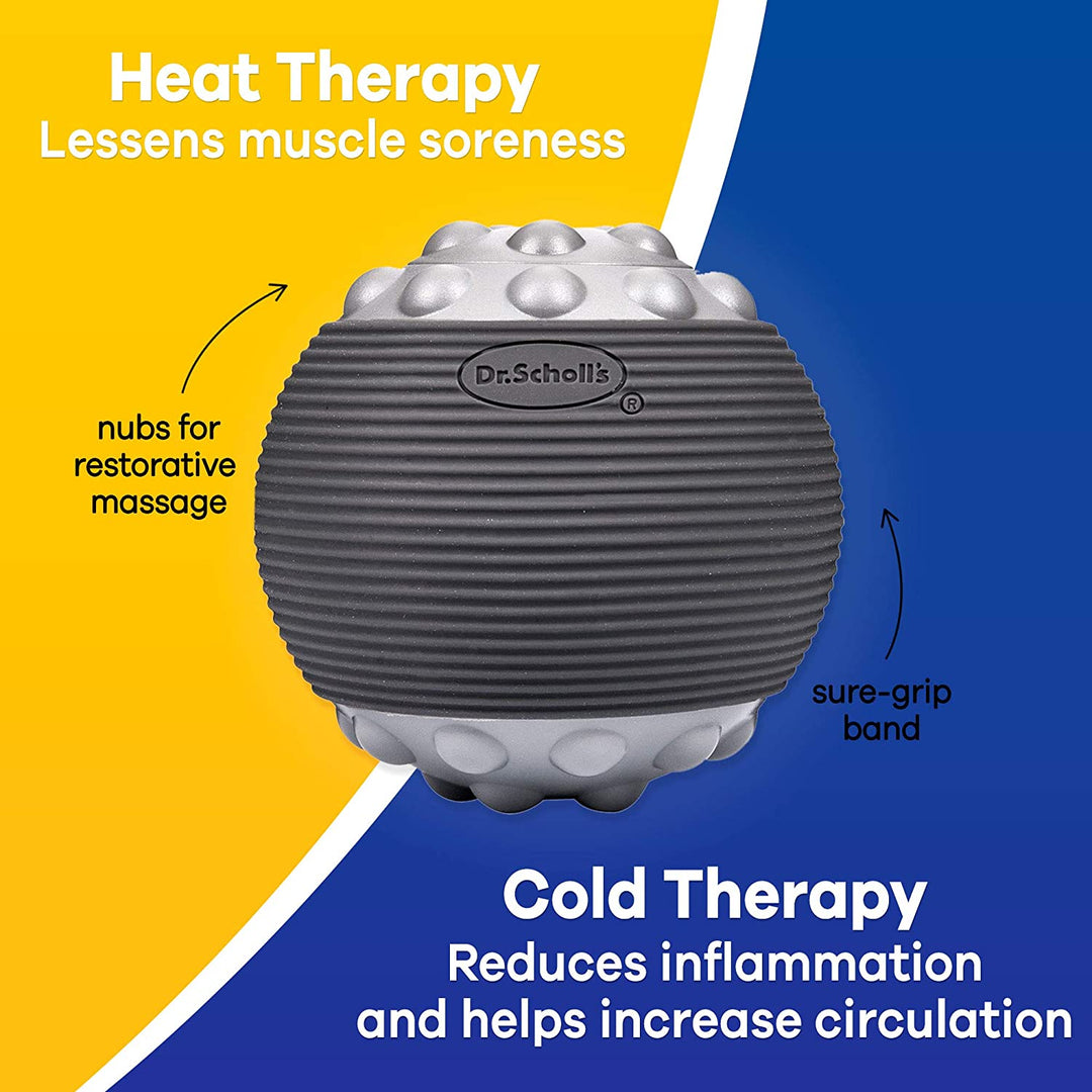 Dr. Scholl's Plantar Fasciitis Massage Ball, Hot & Cold Therapy - 3alababak