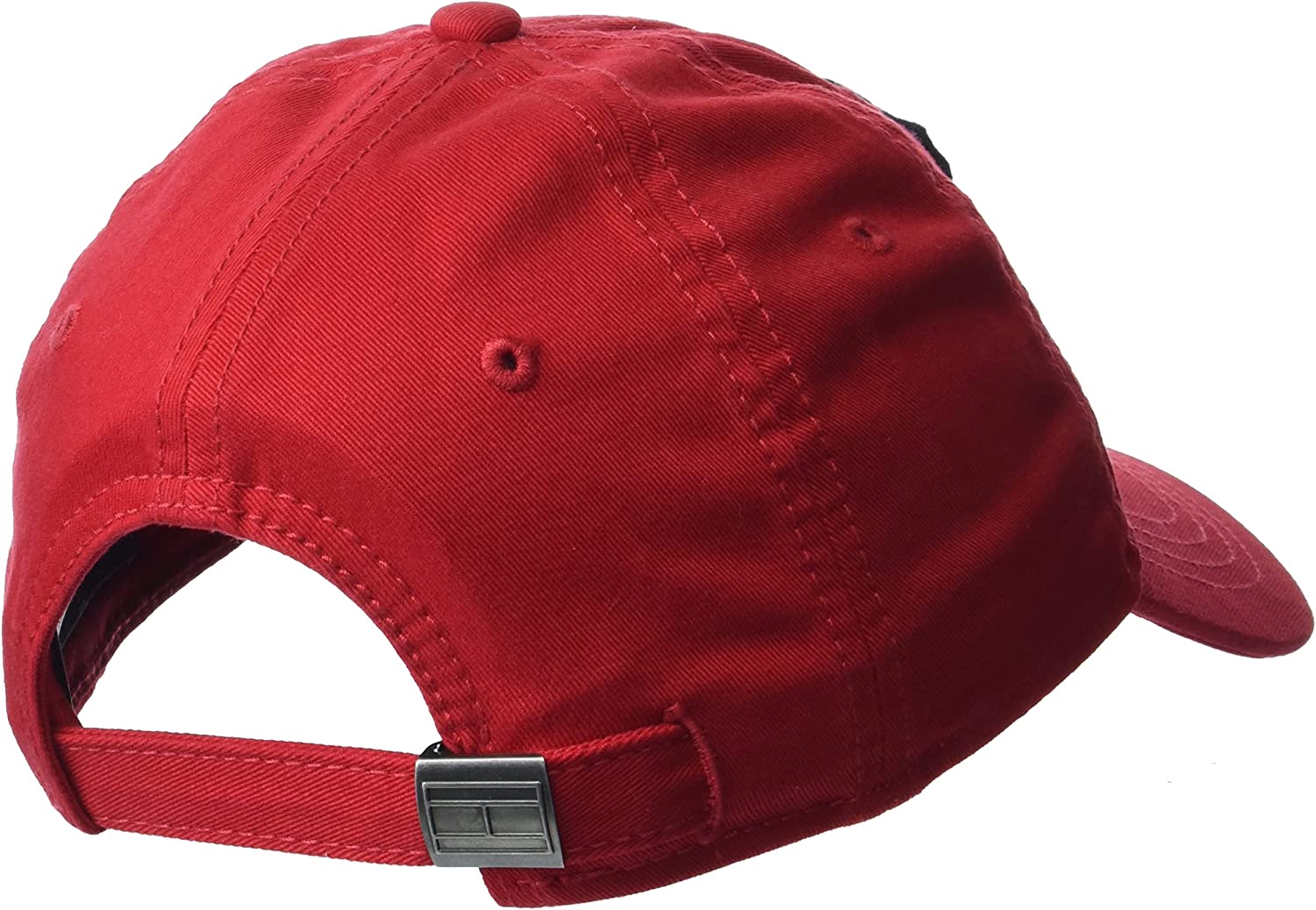 Tommy Hilfiger Men's Cotton Tony Adjustable Baseball Cap, Apple Red - 3alababak