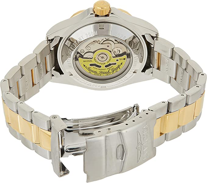 Invicta Men's 8928OB Pro Diver Gold Stainless Steel Two-Tone Automatic Watch - 3alababak