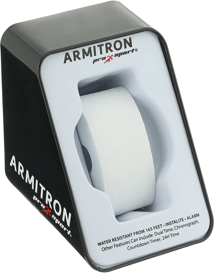 Armitron Sport Unisex Digital Chronograph Silicone Strap Watch, 40/8423BRD - 3alababak
