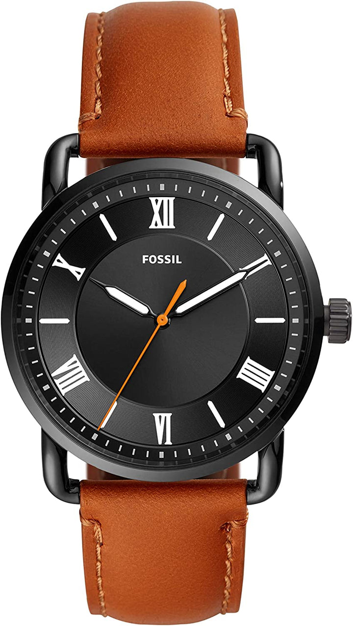 Fossil Men's Copeland Stainless Steel and Leather Casual Quartz Watch FS5667 - 3alababak