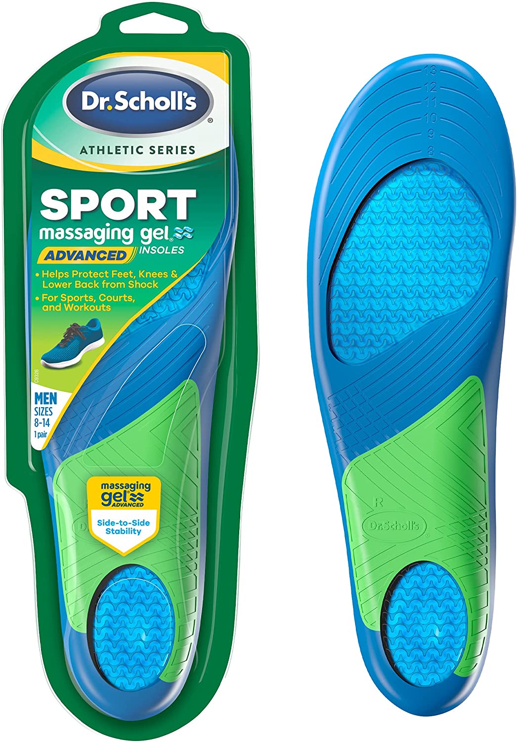 Dr. Scholl's All-Purpose Sport & Fitness Comfort Insoles 1 Pair, Trim to Fit