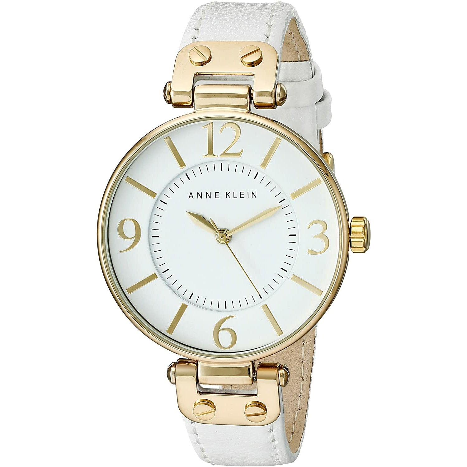 Anne klein discount leather strap watch