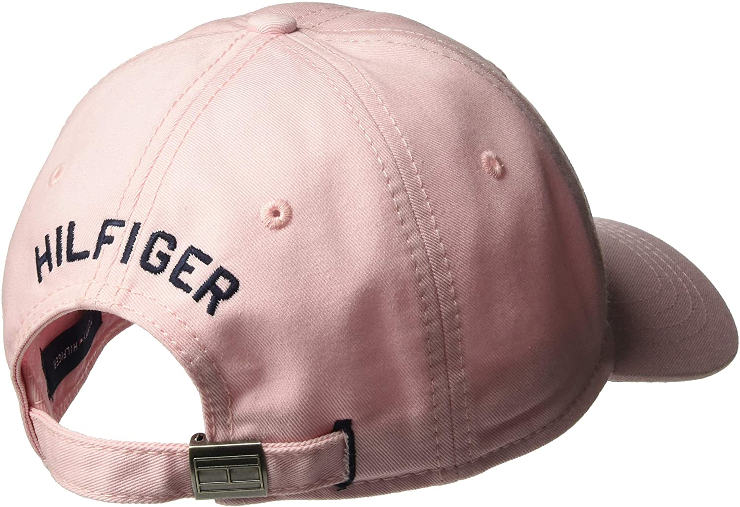 Tommy Hilfiger Men's Dad Hat Billy Corner Flag Cap Crystal Rose - 3alababak