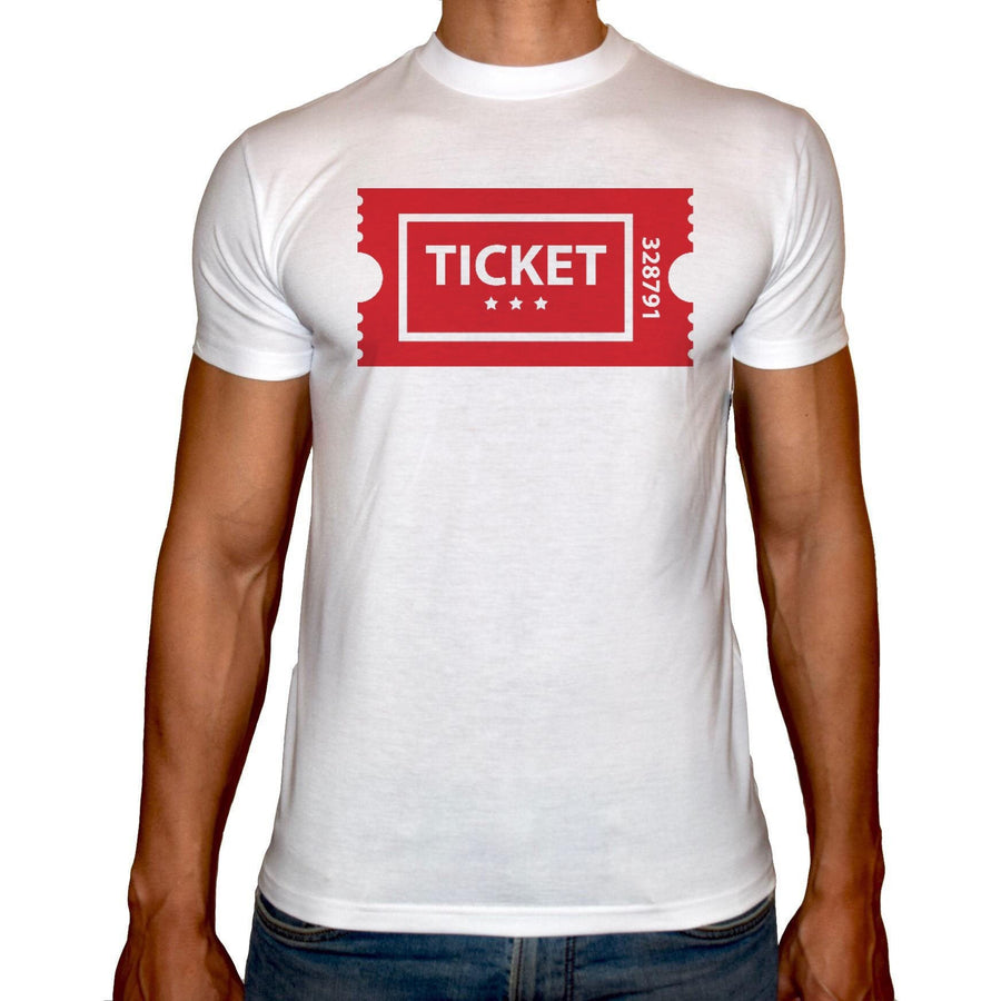 Phoenix WHITE Round Neck Printed T-Shirt Men (Cinema) - 3alababak