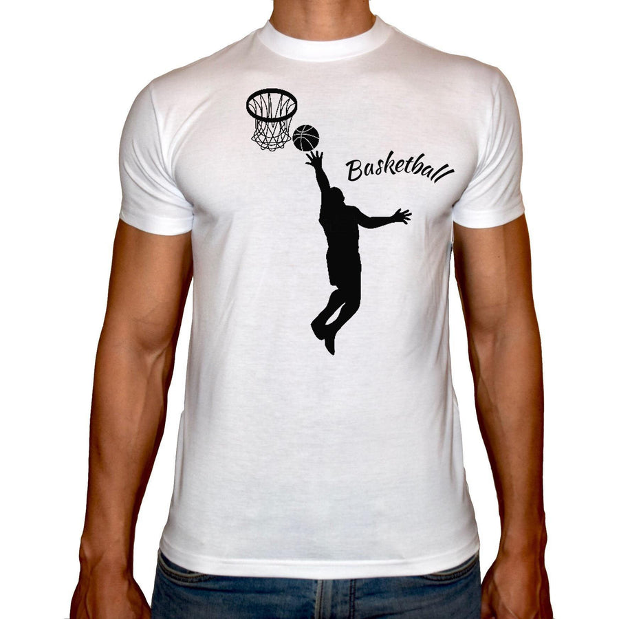 Phoenix WHITE Round Neck Printed T-Shirt Men (Basketball) - 3alababak