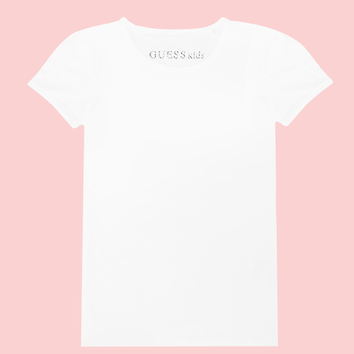 Guess Kids White Cotton T-shirt - 3alababak