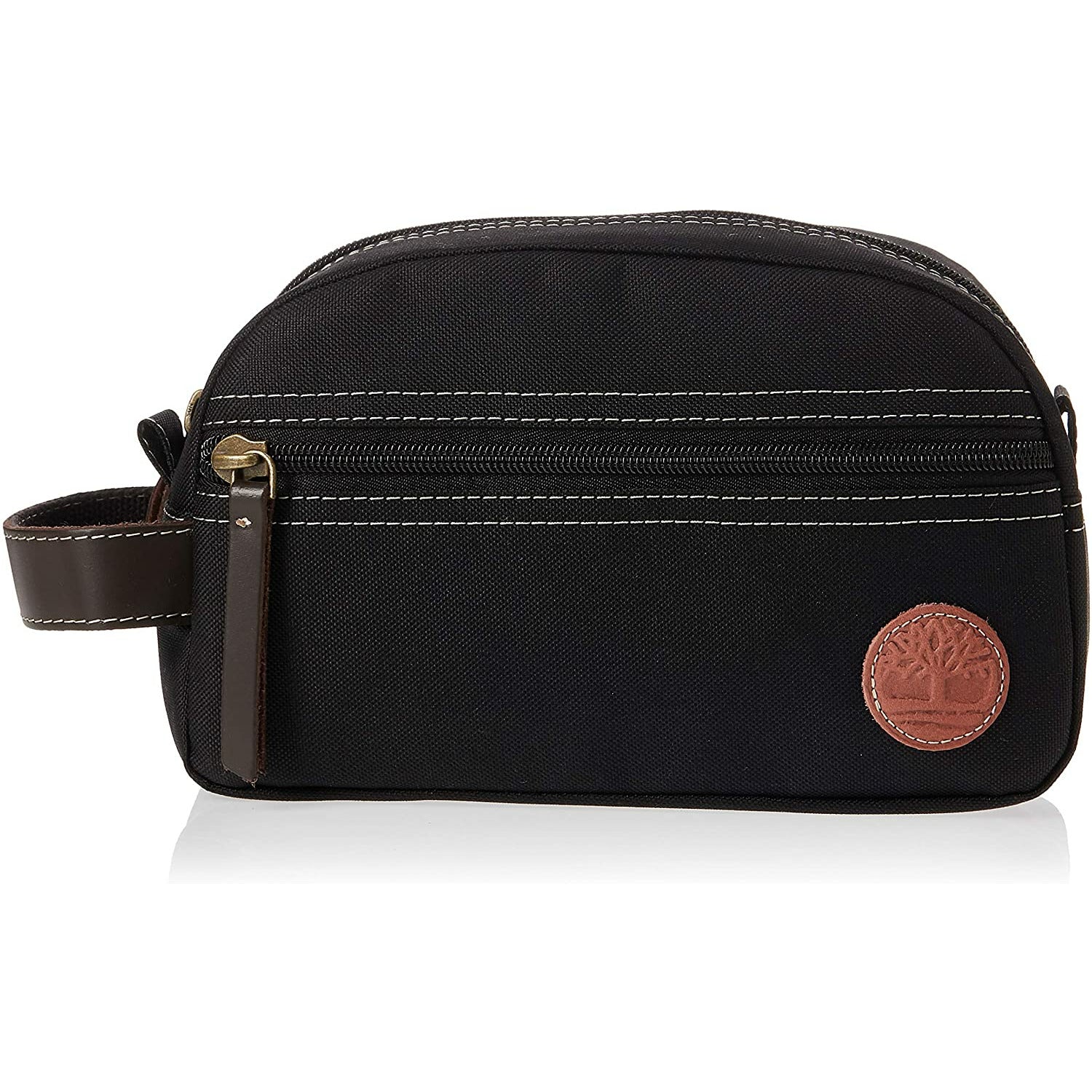 Timberland Men's Travel Kit Toiletry Bag Organizer, Black - 3alababak