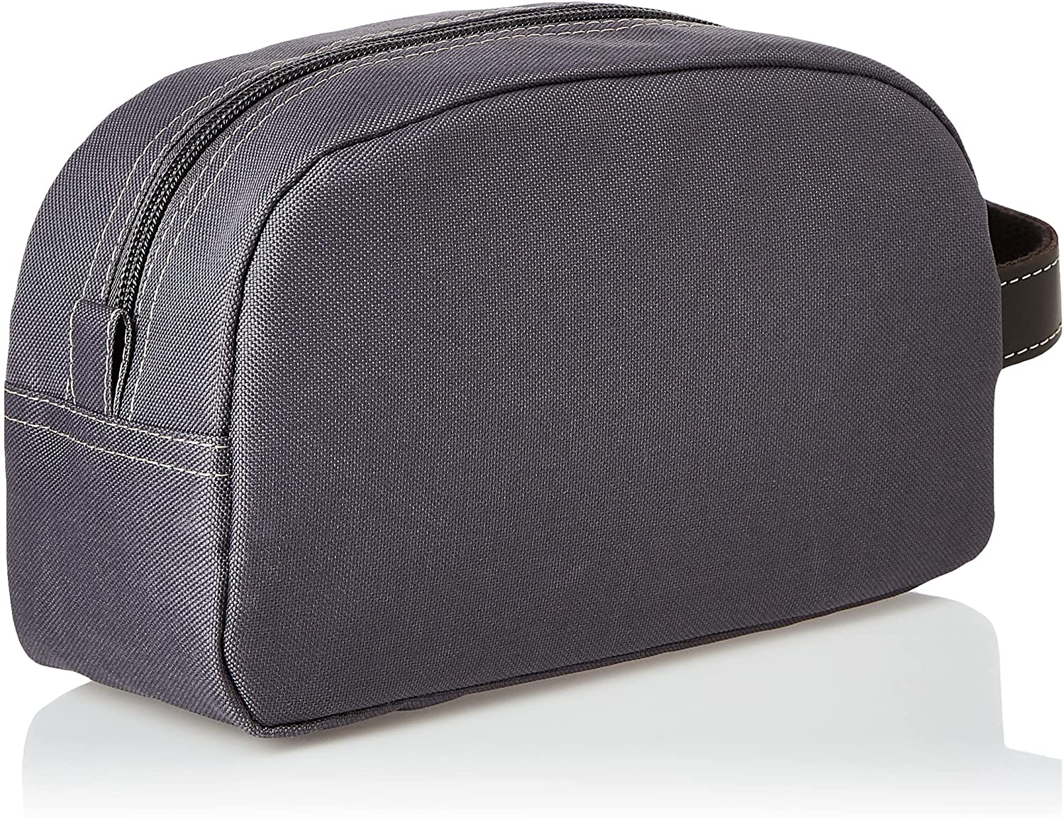 Timberland Men's Toiletry Bag Canvas Travel Kit Organizer, Charcoal - 3alababak